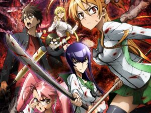 Highschool of the Dead beyfron animes